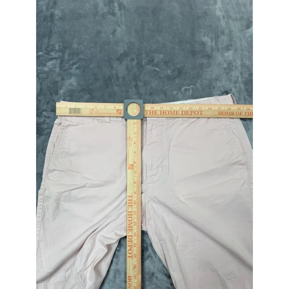 J Crew Stretch RE-IMAGINED Shorts  Mens 36x10 1/2 light beige
